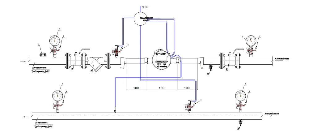 Монтажная схема СТК МАРС NEO-20 П