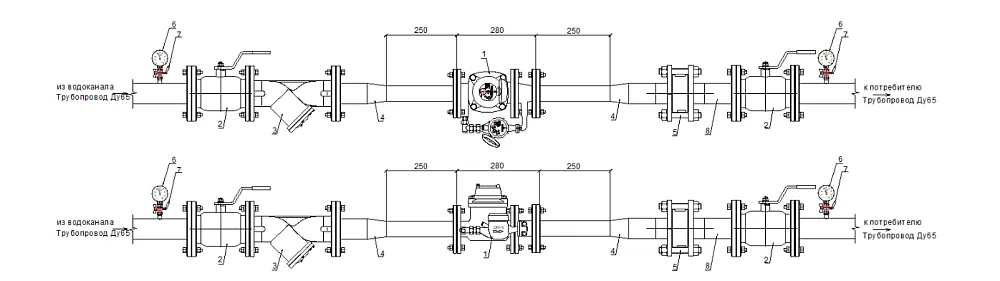 Монтажная схема СТВК-2 50\15 ДГ