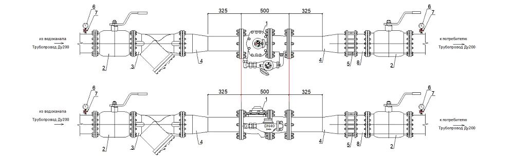 Монтажная схема СТВК-2 150\40 ДГ