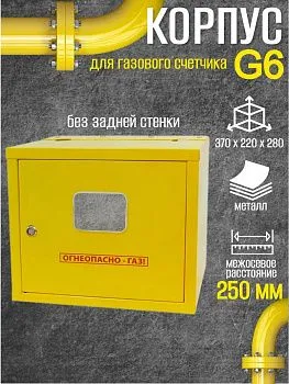 Шкаф для газ счетчика 2.0 (250мм) дверь