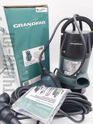 Дренажный насос Grandfar 400 F для грязной воды от магазина счетчики-юг