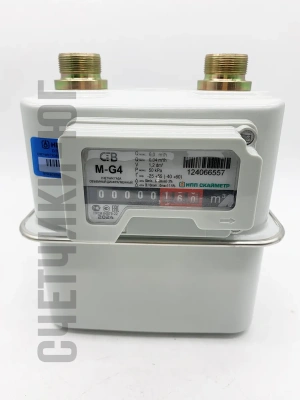 Счетчик газа СГВ-М-G4 правый М33x1,5